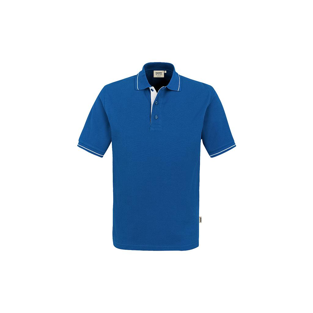 Hakro® Poloshirt Casual blau/weiß