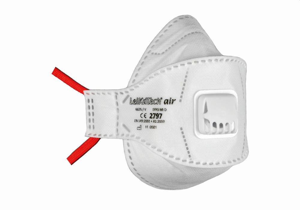 LeiKaTech® Air | FFP3 | Faltmaske | Ausatemventil | NR D