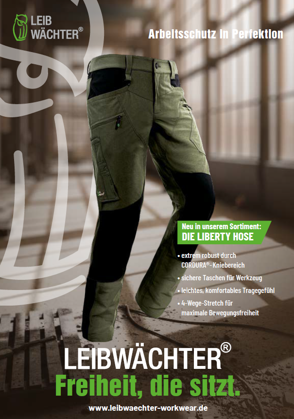 Leibwächter Liberty line Bundhose olive/schwarz
