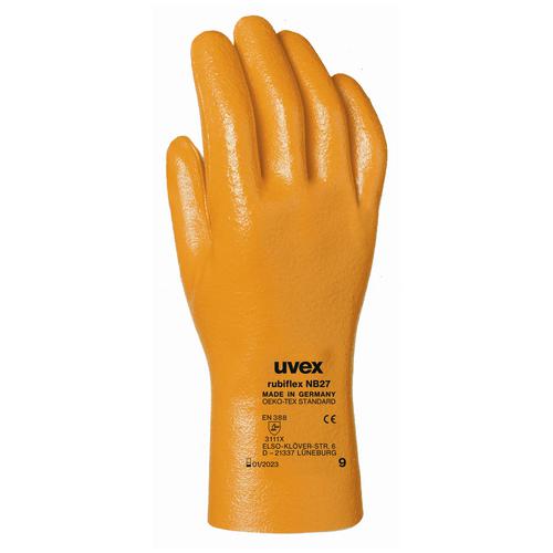 UVEX Nitril-Handschuh Profas Rubiflex NB 27