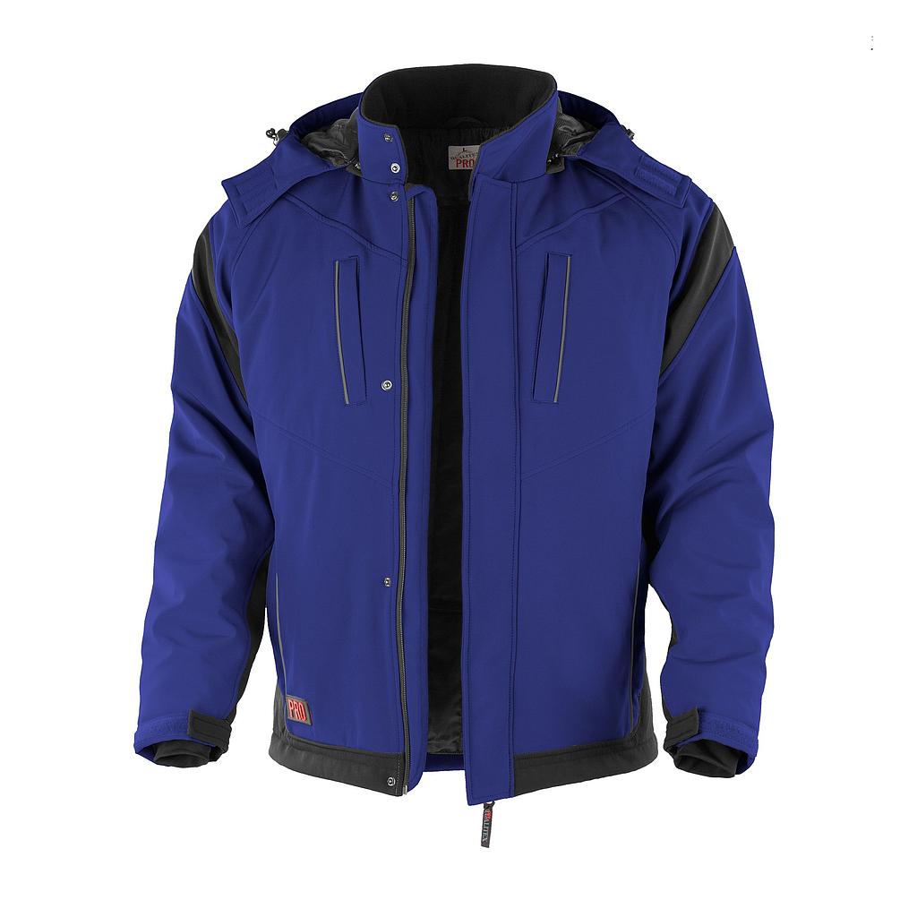 Qualitex Pro Winter Softshelljacke kornblau/schwarz