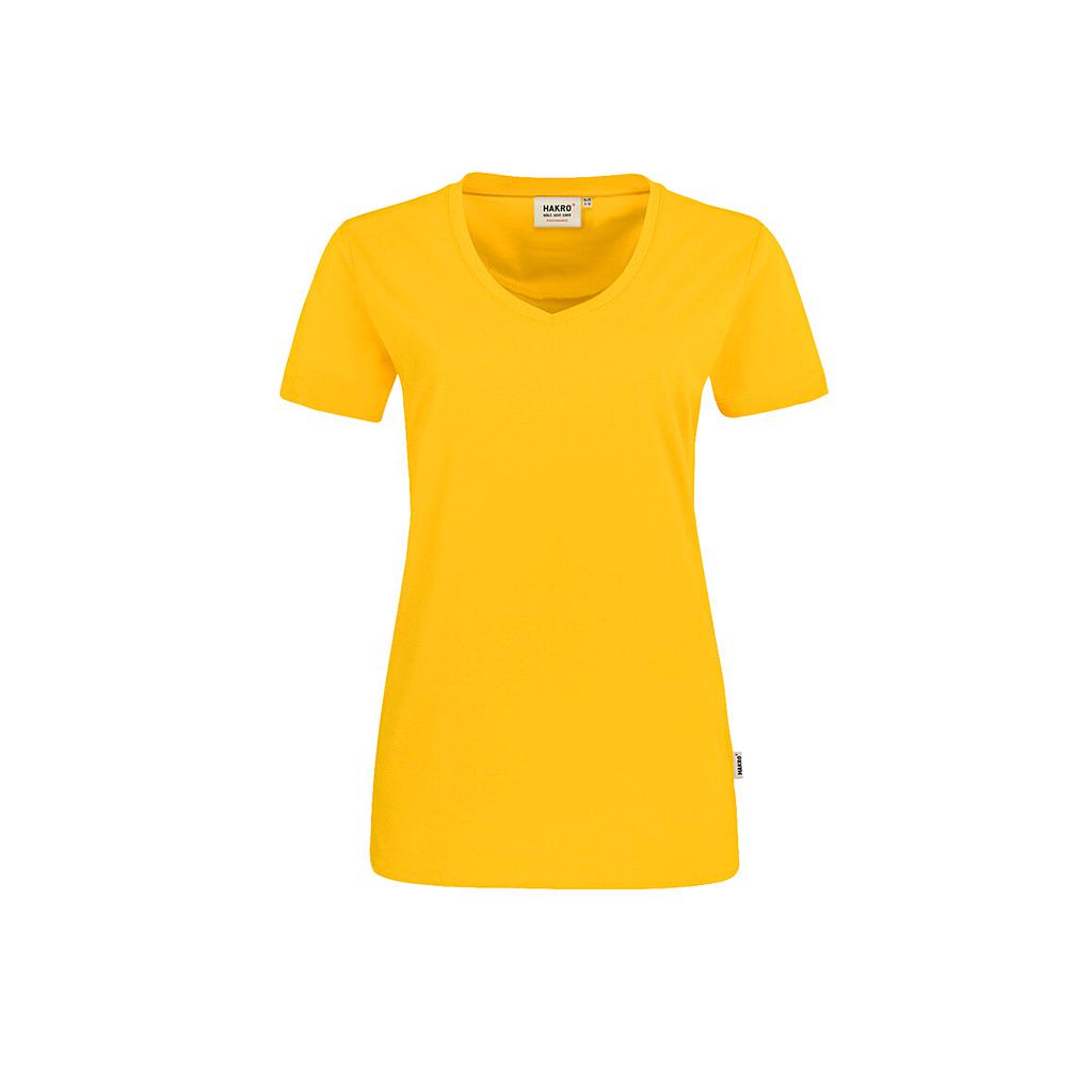 Hakro® Damen-V-Shirt MIKRALINAR sonne