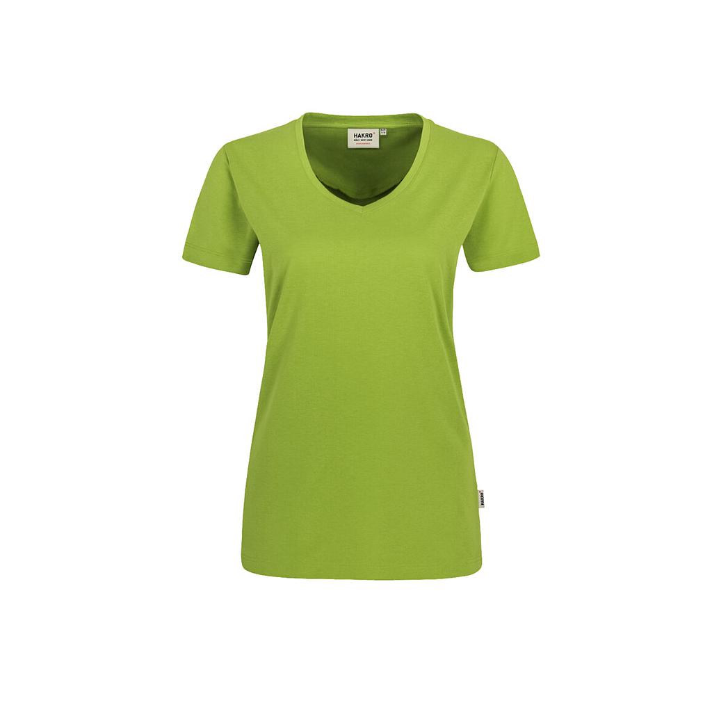 Hakro® Damen-V-Shirt MIKRALINAR kiwi