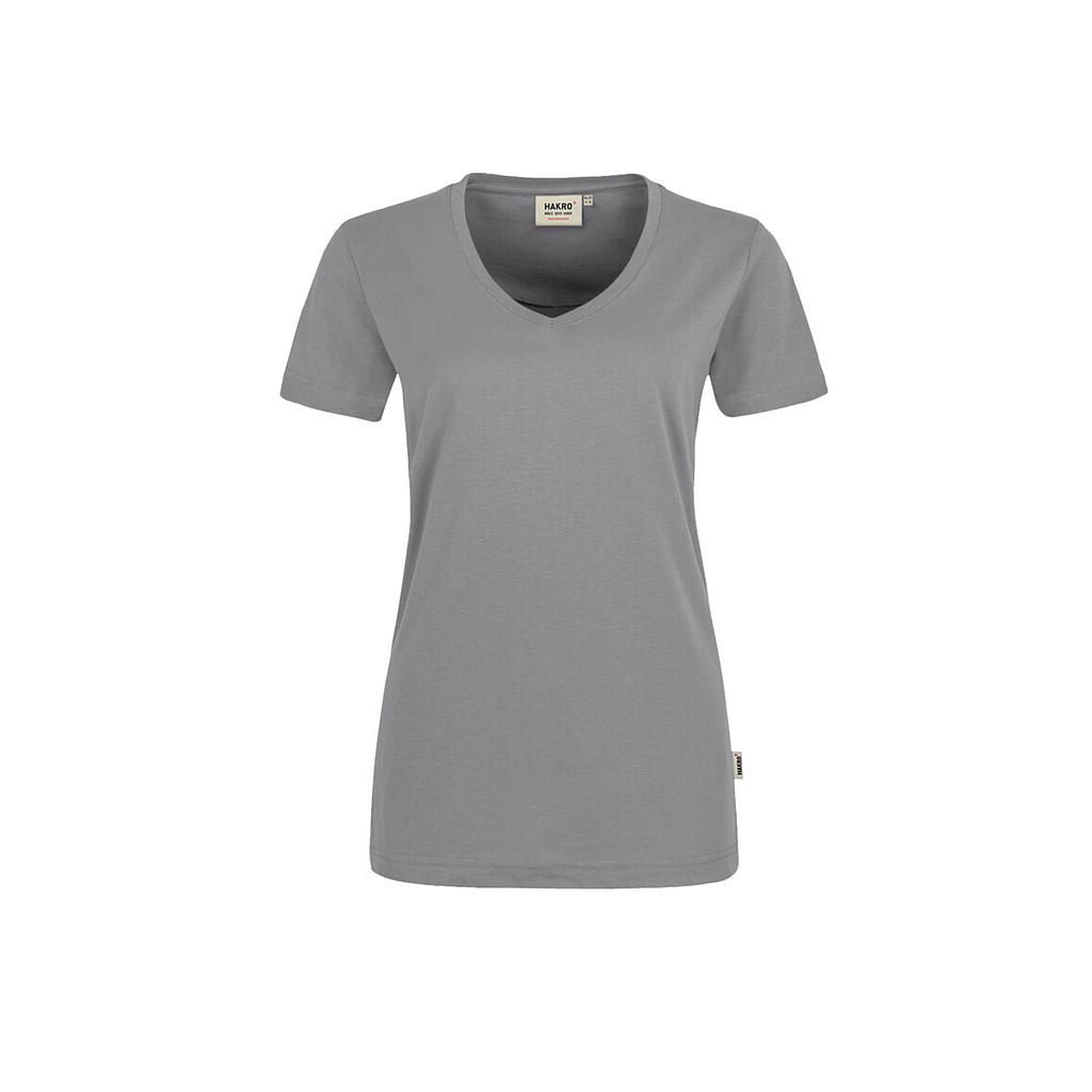 Hakro® Damen-V-Shirt MIKRALINAR titan