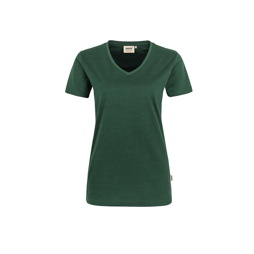 Hakro® Damen-V-Shirt MIKRALINAR tanne