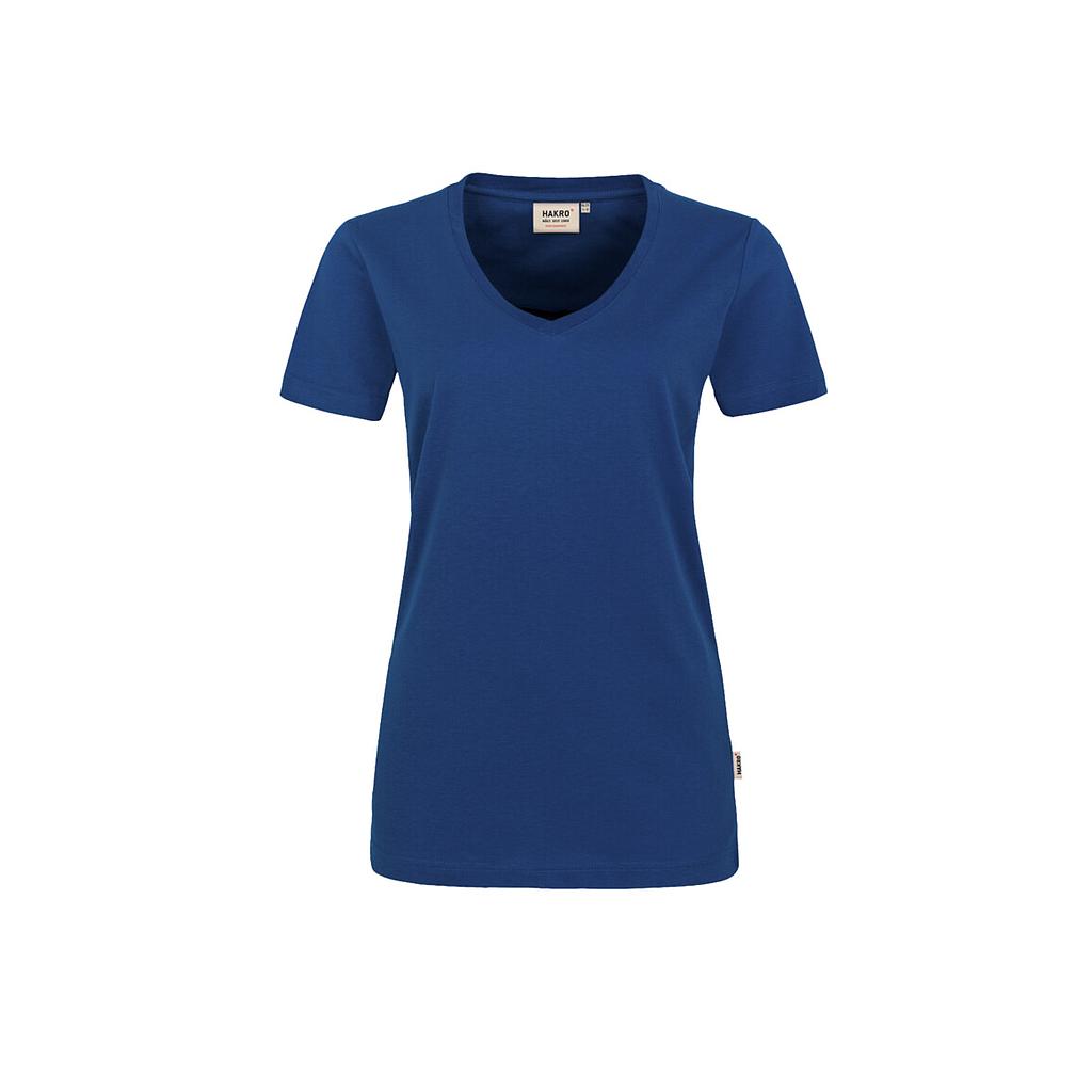 Hakro® Damen-V-Shirt MIKRALINAR ultramarinblau