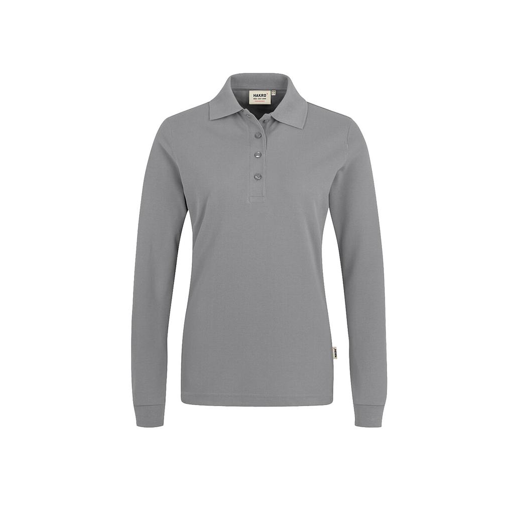 Hakro® Damen-Longsleeve-Poloshirt MIKRALINAR® titan