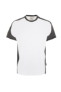  Hakro® T-SHIRT CONTRAST MIKRALINAR®weiß/anthrazit