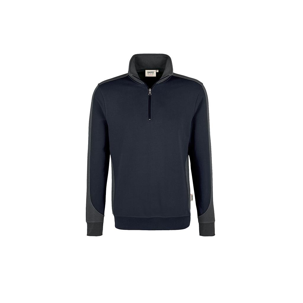 Hakro® Zip-Sweatshirt Contrast Performance tinte