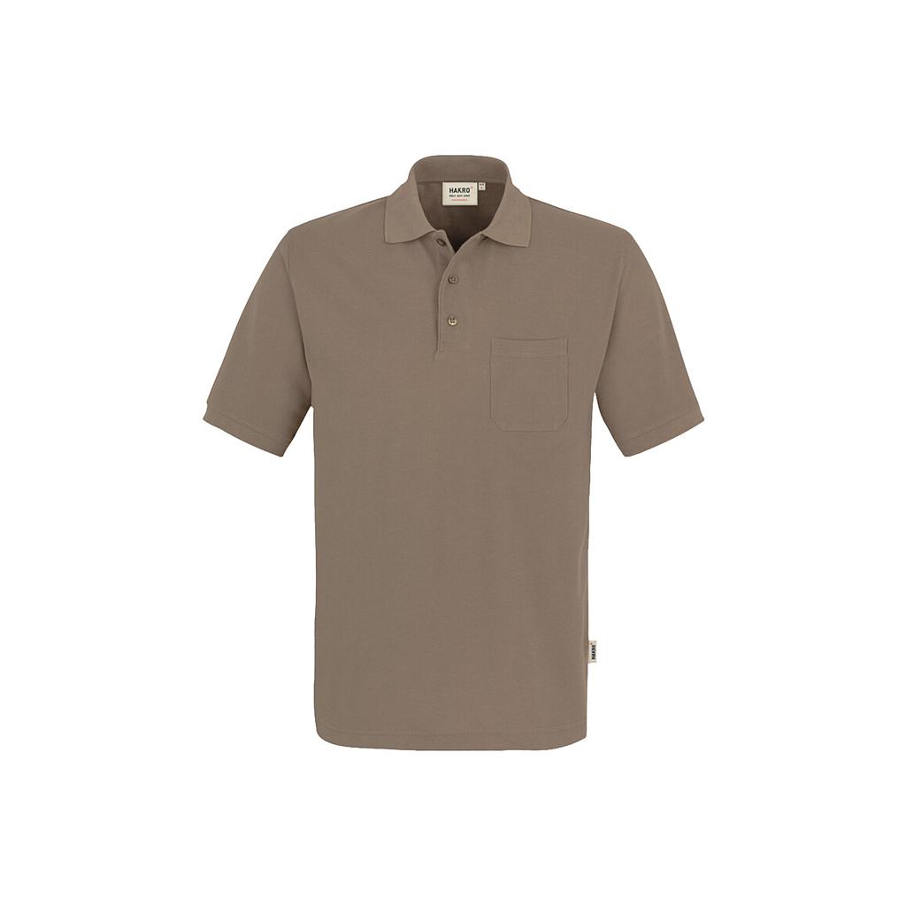 Hakro® Pocket-Poloshirt MIKRALINAR® nougat