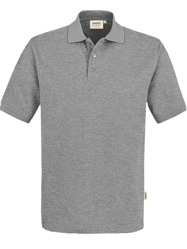 Hakro® Poloshirt MIKRALINAR® grau meliert