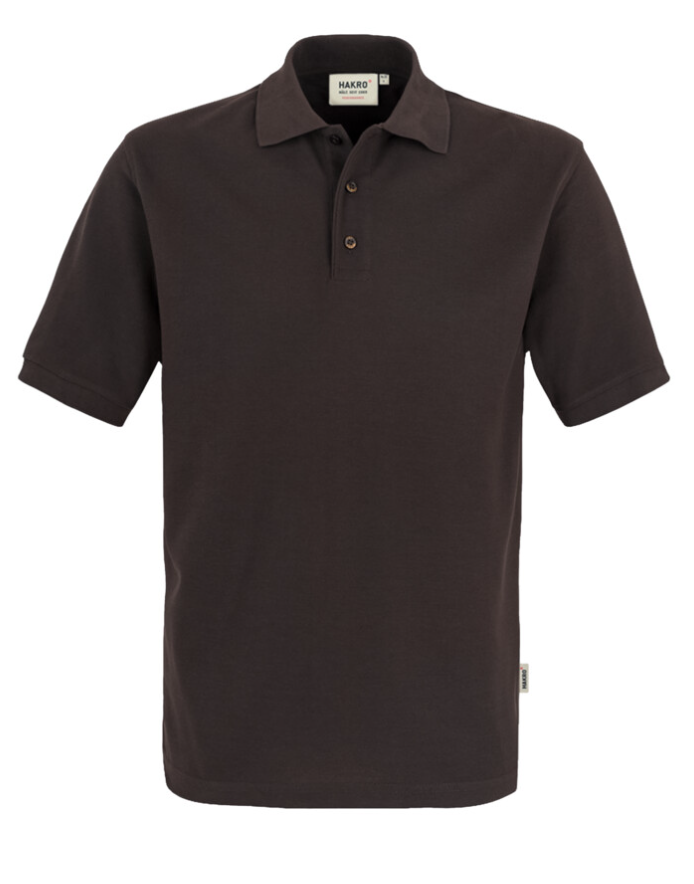 Hakro® Poloshirt MIKRALINAR® schokolade