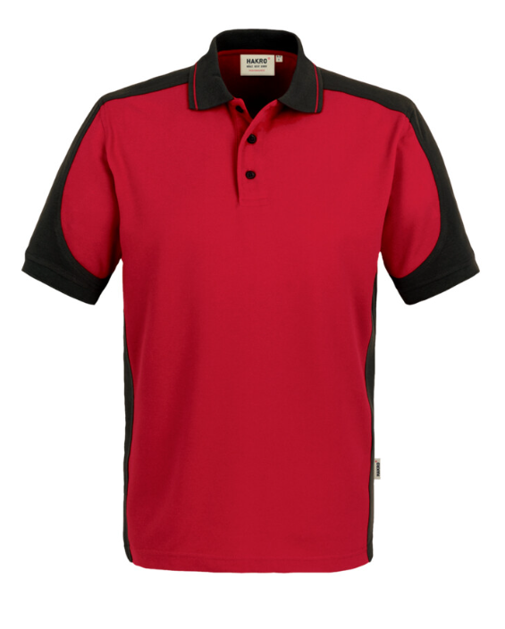Hakro®  Poloshirt-Contrast Micralinar rot/anthrazit