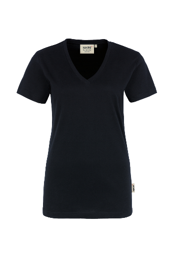 Hakro®  Damen-V-Shirt Classic schwarz