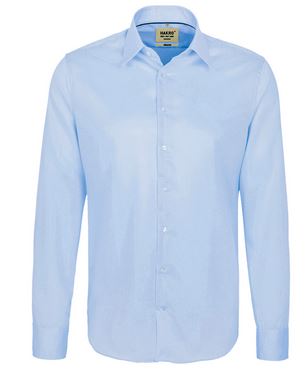 Hakro®  Hemd 1/1-Arm Business-Tailored himmelblau