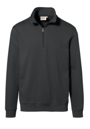 Hakro® Zip-Sweatshirt Premium anthrazit