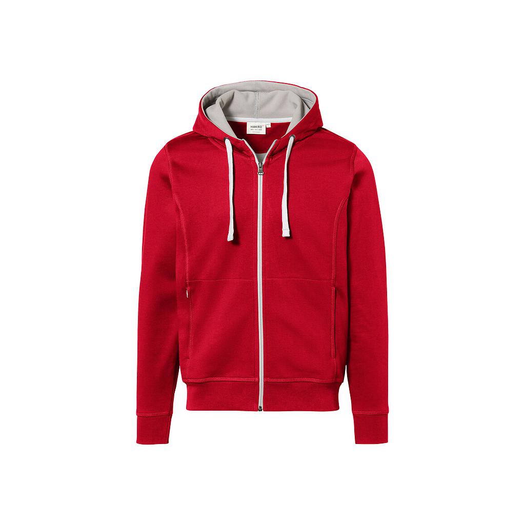 Hakro® Kapuzenjacke Bonded rot