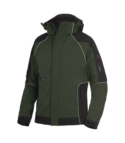 FHB® Softshell-Jacke  WALTER  oliv-schwarz 1520