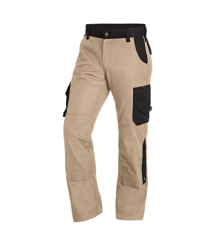FHB® Arbeitshose Twill  BRUNO beige-schwarz 1320