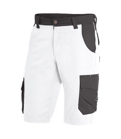 FHB® Bermuda Twill  THEO weiß-anthrazit 1012