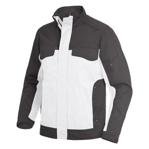 FHB® Arbeitsjacke Twill  ERNST weiß-anthrazit 1012