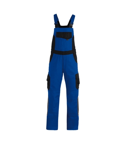 FHB® Latzhose Twill ECKHARD royalblau-schwarz 3620