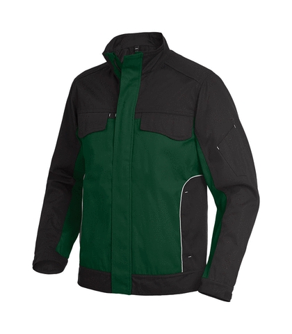 FHB® Arbeitsjacke Twill  ERNST grün/schwarz