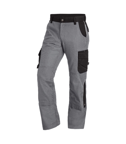 FHB® Arbeitshose Twill  BRUNO grau-schwarz 1120