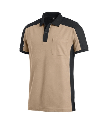 FHB® Polo-Shirt  KONRAD beige-schwarz 1320
