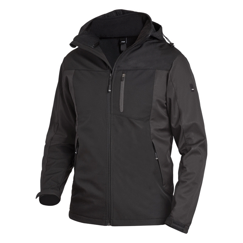 FHB® Softshell-Jacke JANNIK anthrazit/schwarz