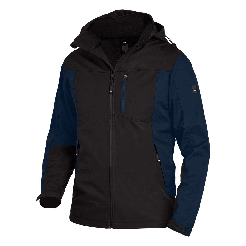 FHB® Softshell-Jacke JANNIK marine/schwarz
