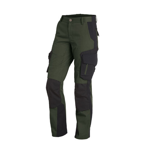 FHB® Arbeitshose Damen  ALMA oliv-schwarz 1520
