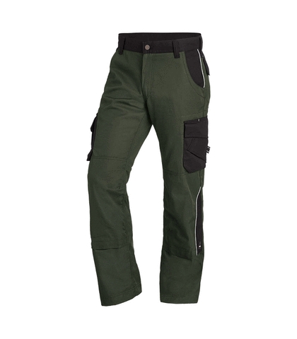 FHB® Arbeitshose Twill  BRUNO oliv-schwarz 1520