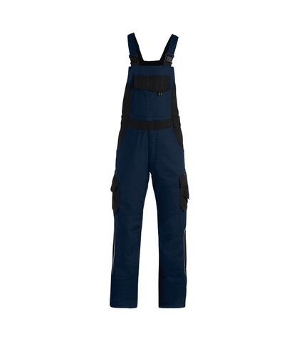 FHB® Latzhose Twill  ECKHARD marine-schwarz 1620