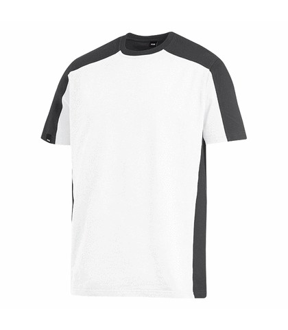 FHB® T-Shirt, zweifarbig  MARC weiß-anthrazit 