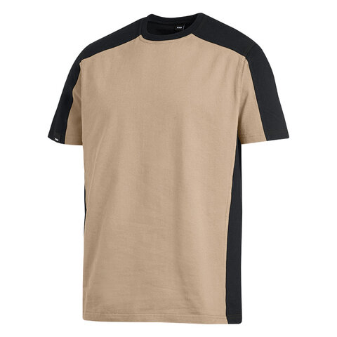 FHB® T-Shirt, zweifarbig  MARC beige-schwarz 1320