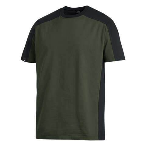 FHB® T-Shirt, zweifarbig  MARC oliv-schwarz 1520
