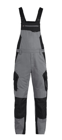 FHB® Latzhose PASCAL grau-schwarz 1120