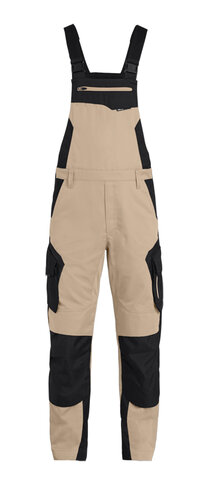 FHB® Latzhose PASCAL beige-schwarz 1320