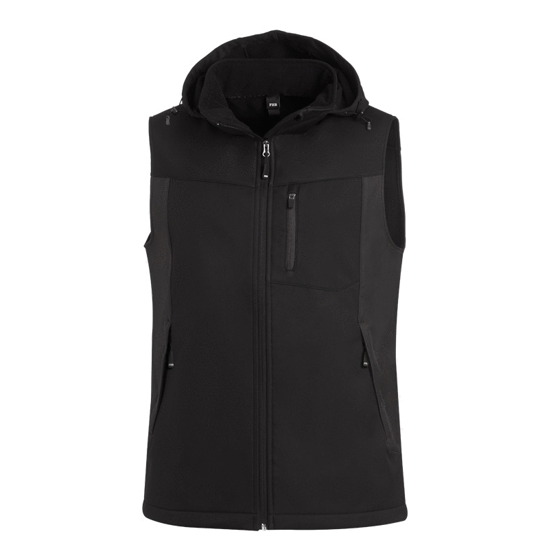 FHB® Softshell-Weste JUSTUS anthrazit/schwarz