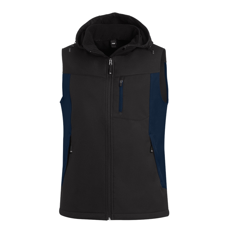 FHB® Softshell-Weste JUSTUS marine/schwarz