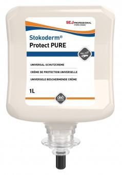 Stokoderm® Protect Pure Creme für den allgemeinen Hautschutz 1 l Kartusche VE : 6 Flaschen à 1 Liter