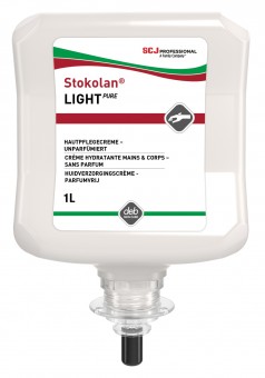 Stokolan® Light PURE 1 l Hautpflegecreme Kartusche VE: 6 Kartuschen a 1L