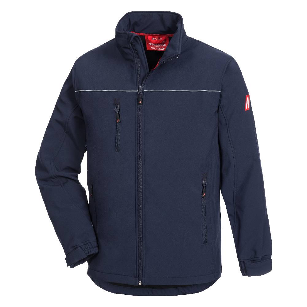 NITRAS® MOTION TEX LIGHT, Softshelljacke, marineblau