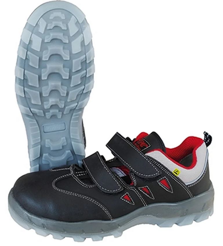 NITRAS® SPORT STEP SA, S1P Sicherheitssandalen, EN ISO 20345, EN 61340-4-3, DGUV Regel 112-191