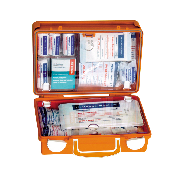 QUICK  Erste-Hilfe-Koffer , gefüllt mit  DIN 13 157 