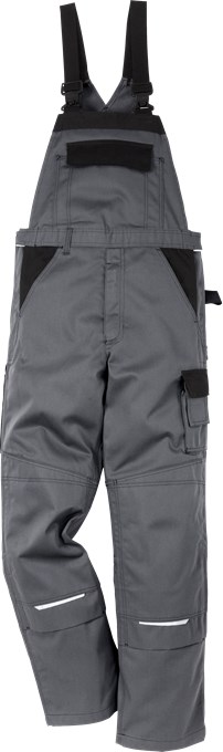 Icon Two Latzhose 1009 LUXE grau/schwarz