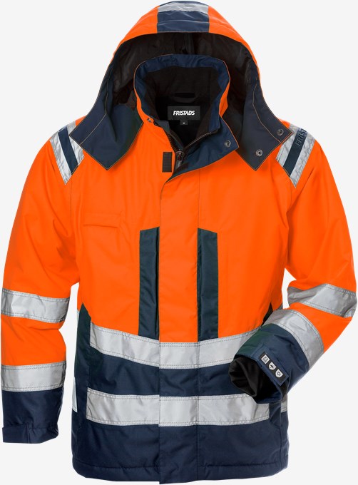 High Vis -Airtech® Winterjacke Damen KL. 3 4037 GTT Warnschutz- Orange/Marine