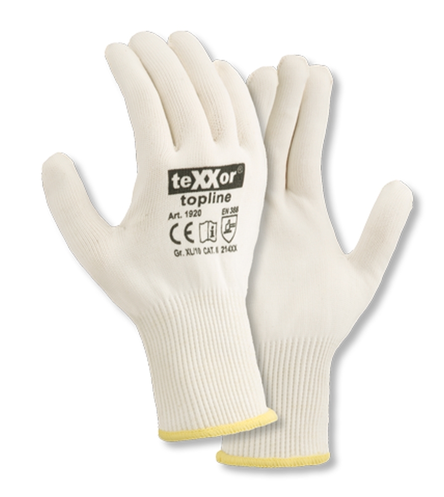 teXXor® topline Feinstrick-Handschuh BAUMWOLLE/NYLON beige