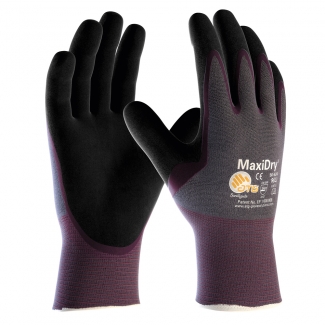 56-424 Schutzhandschuhe MaxiDry®_violett/schwarz